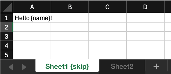 Template - Sheet1