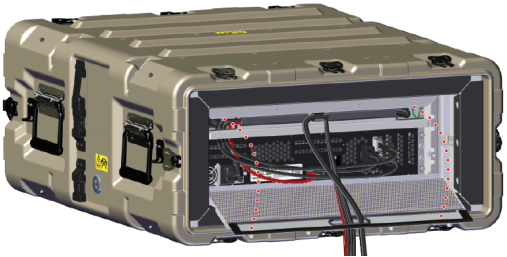 Rotating and Seating the Rear EMI Filter Assembly