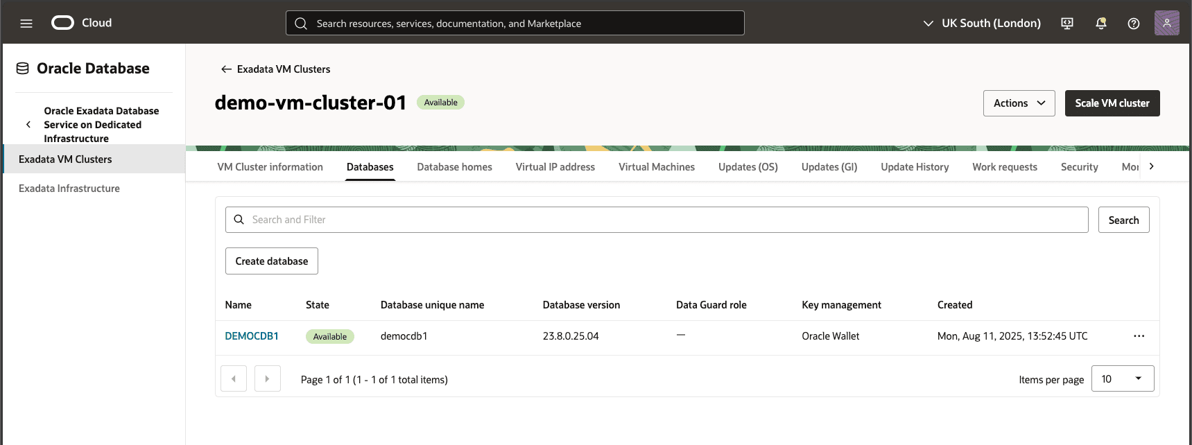 This screenshot shows the last step.