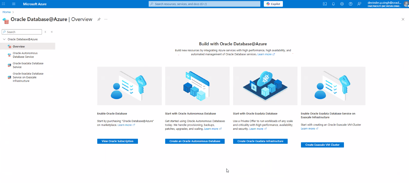 Click to expand Azure overview