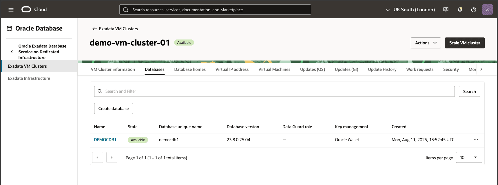 This screenshot shows the last step.