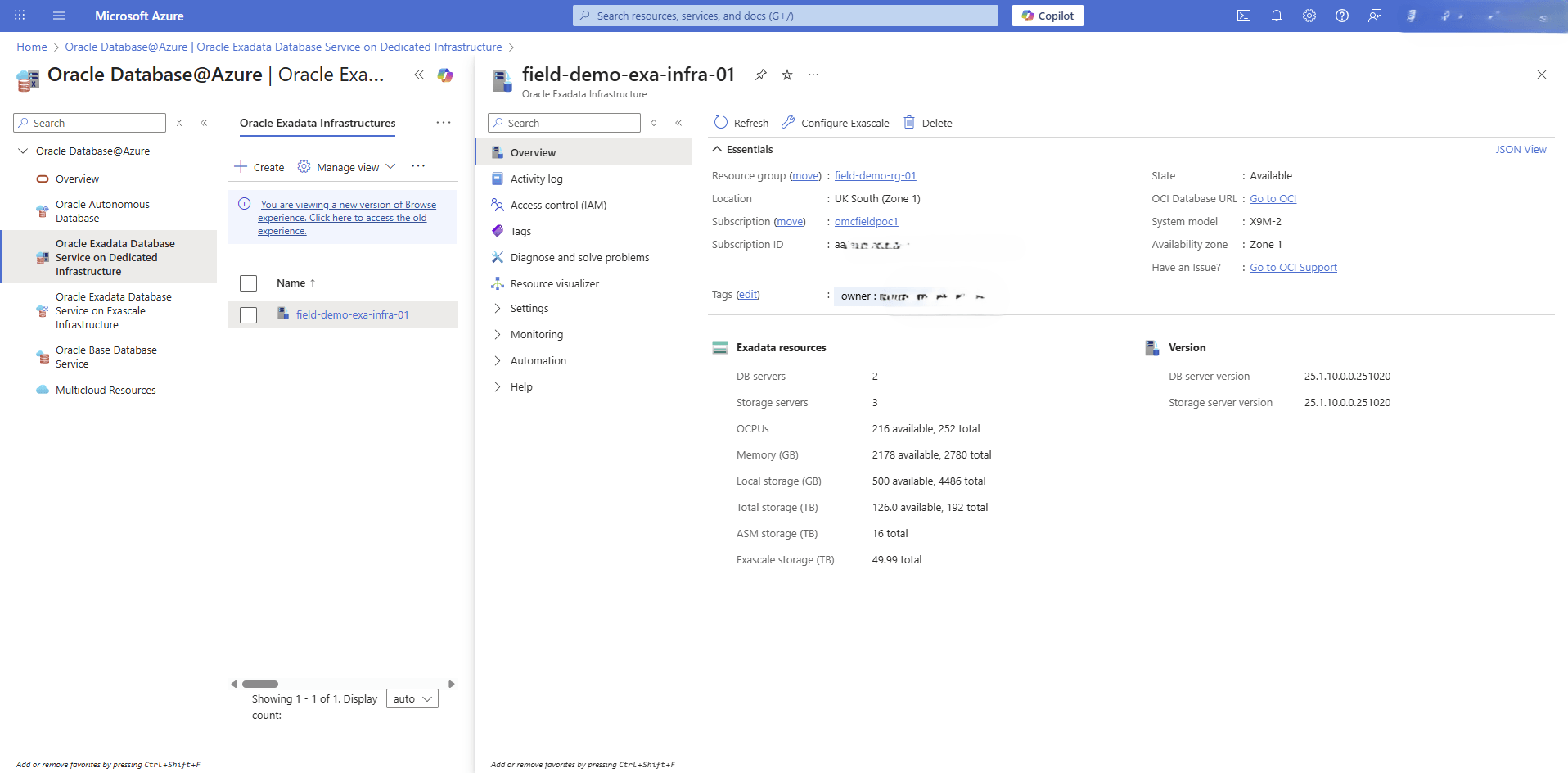 This screenshot shows how to configure Exascale storage. This screenshot shows how to configure Exascale storage.