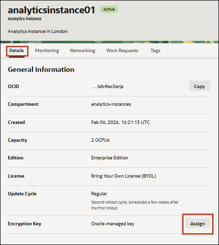 Description of oac_key_assign.jpg follows