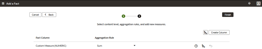 Step 2 of the wizard on the Add a Fact page