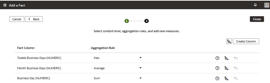Step 2 of the wizard on the Add a Fact page
