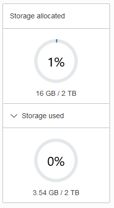 Description of adb_console_overview_storage.png follows