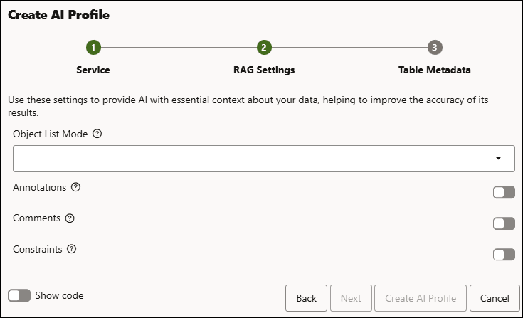 Description of create-ai-profile-tablemetadata.png follows