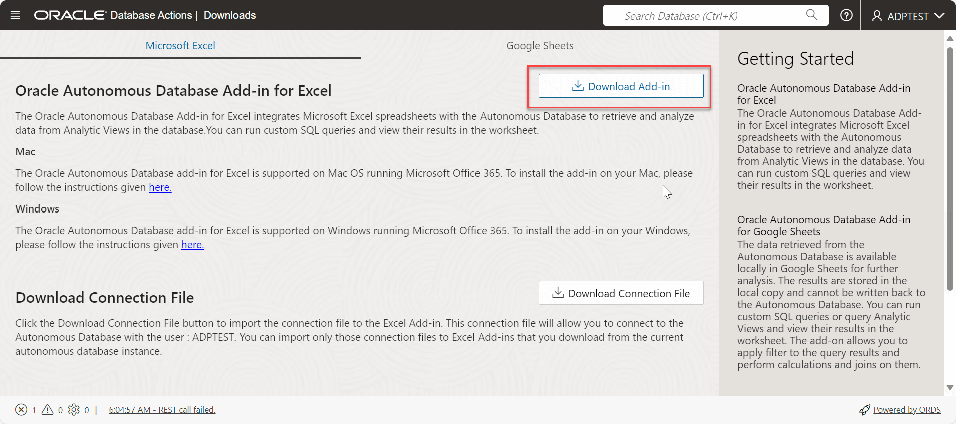 Description of excel-addin.png follows Description of excel-addin.png follows