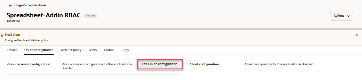 Description of rbac-edit-oauth.png follows Description of rbac-edit-oauth.png follows