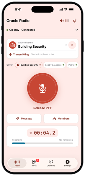Talk, listen, transcribe in Oracle Radio