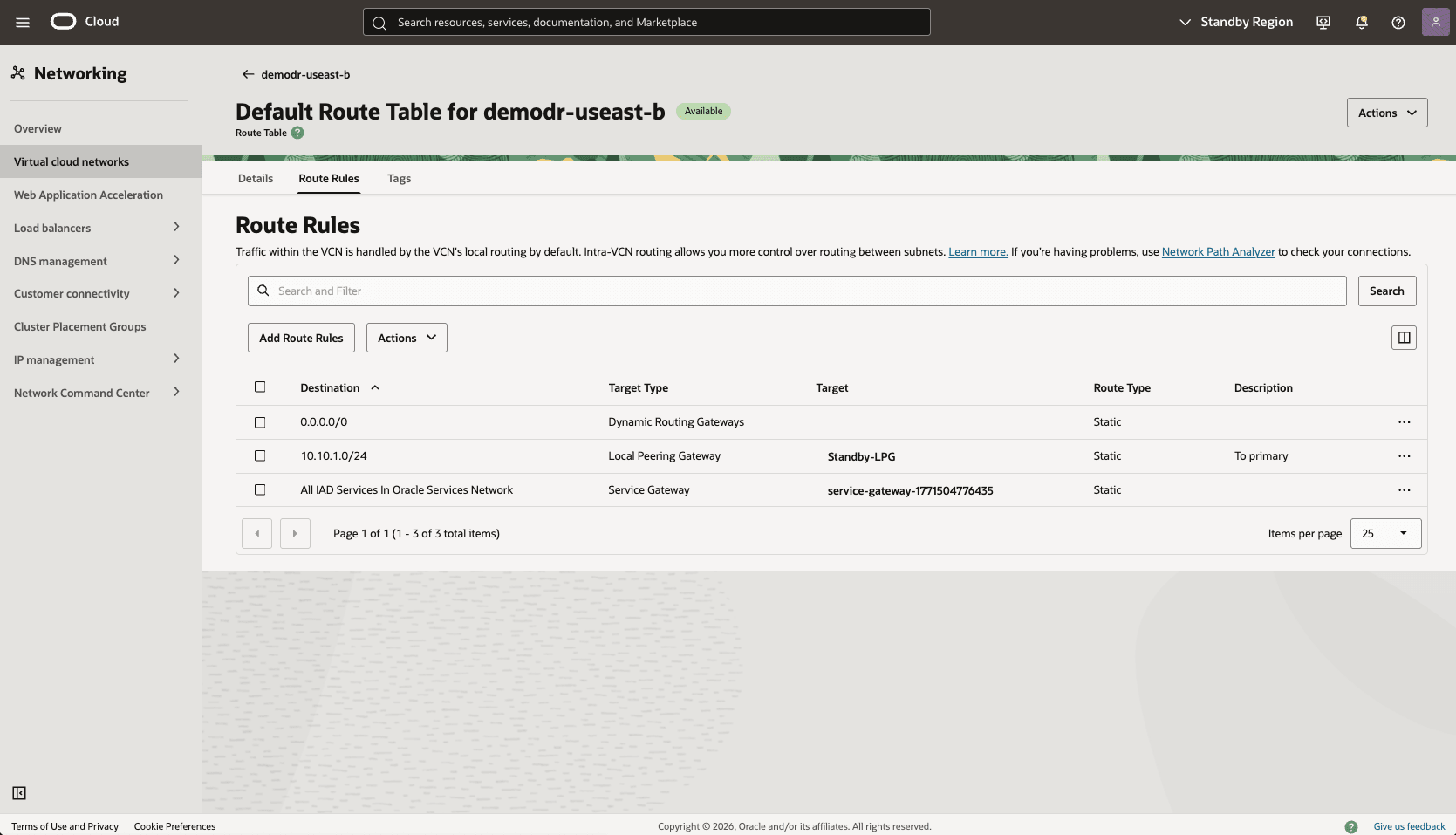 This screenshot shows how to configure the network in the primary zone. This screenshot shows how to configure the network in the primary zone.