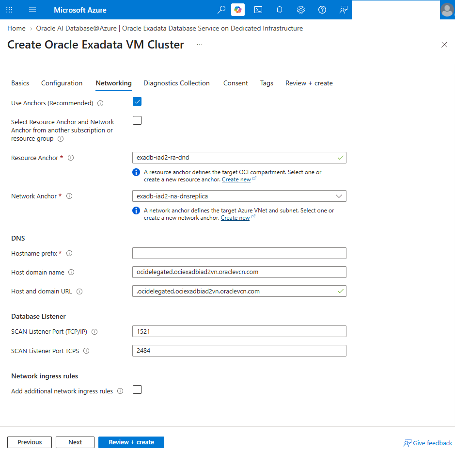 This screenshot shows the steps for creating an Exadata VM Cluster. This screenshot shows the steps for creating an Exadata VM Cluster.